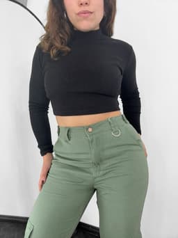 Pantalon cargo elegante - imagen