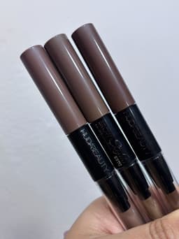 Delineador de cejas mas lapiz tonos marrones - imagen