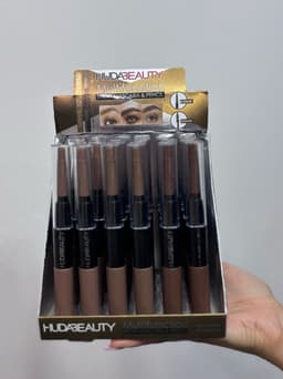 Delineador de cejas mas lapiz tonos marrones - imagen