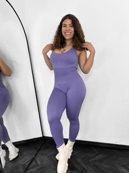Catsuit con push up y espalda cruzada - imagen