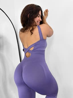 Catsuit con push up y espalda cruzada - imagen