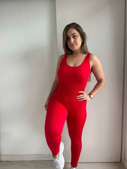 Catsuit con push up y espalda cruzada - imagen
