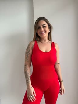 Catsuit con push up y espalda cruzada - imagen