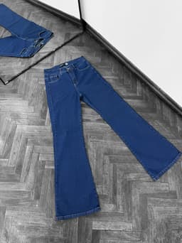 Jean Wig Leg azul oscuro - imagen