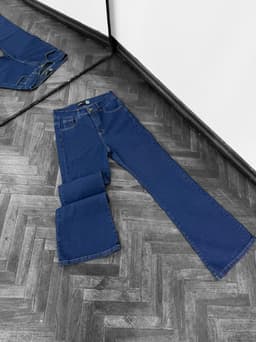 Jean Wig Leg azul oscuro - imagen