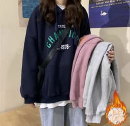 Buzo oversize afelpado