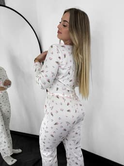 Conjunto de pijama Princesa de pantalon y buzo - imagen