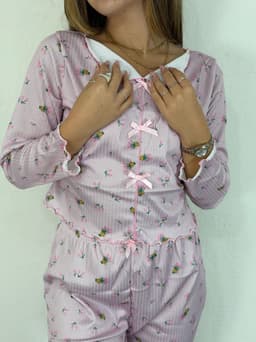 Conjunto de pijama Princesa de pantalon y buzo - imagen