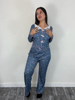Conjunto de pijama Princesa de pantalon y buzo - imagen