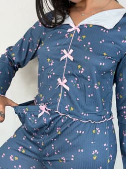 Conjunto de pijama Princesa de pantalon y buzo - imagen