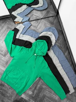 Canguro oversize afelpado - imagen