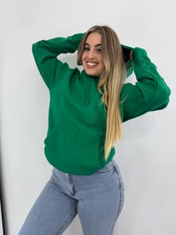 Canguro oversize afelpado - imagen