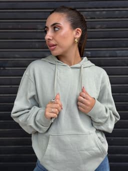 Canguro oversize afelpado - imagen