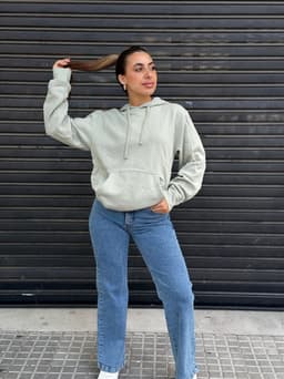 Canguro oversize afelpado - imagen