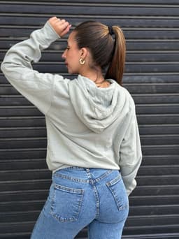 Canguro oversize afelpado - imagen