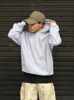 Canguro oversize afelpado - imagen