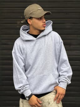 Canguro oversize afelpado - imagen