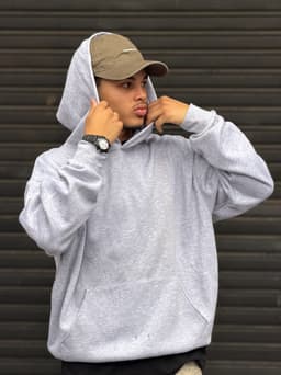 Canguro oversize afelpado - imagen