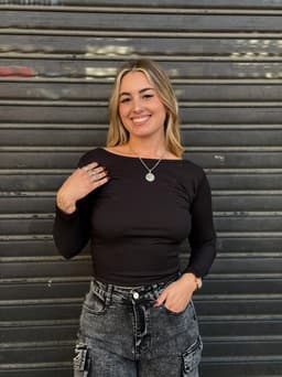 Body Lia  con escote en espalda - imagen