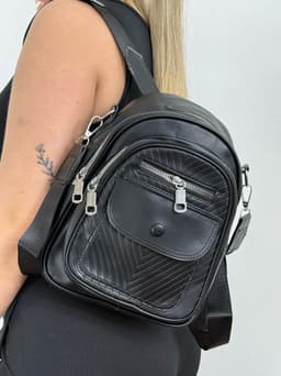 Mochila de ecocuero - imagen
