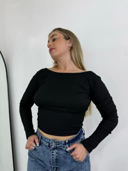Remera Tulum con escote en espalda - imagen