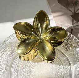 Pinza diseño de flor brillante por MAYOR ($50 c/u Pack de 12 unidades) - imagen