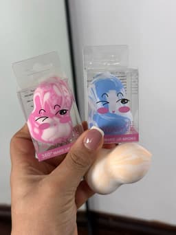 Esponja individual para maquillaje diseño difuminado - imagen