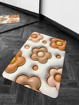 Alfombras absorbente diseño 3D Colores variados - imagen