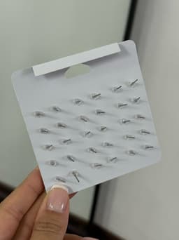 Paquete con 15 pares de perlas en tendencia - imagen