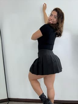 Pollera tableada Hawai - imagen