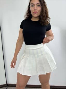 Pollera tableada Hawai - imagen
