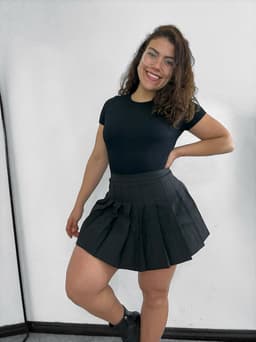 Pollera tableada Hawai - imagen