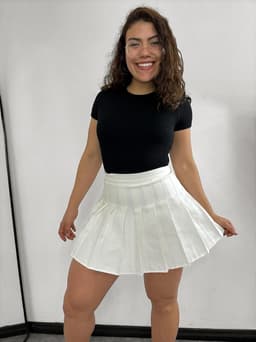 Pollera tableada Hawai - imagen
