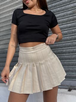 Pollera tableada Hawai