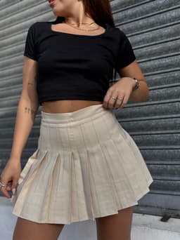 Pollera tableada Hawai - imagen