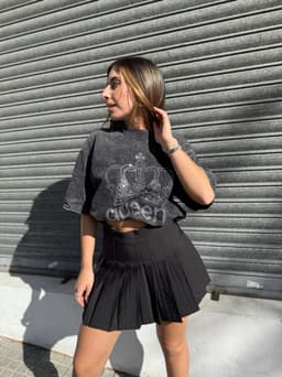 Pollera tableada Hawai - imagen