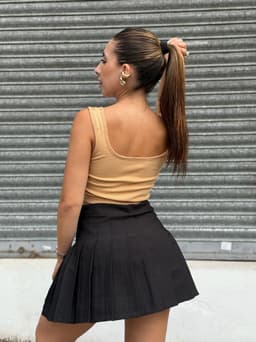 Pollera tableada Hawai - imagen