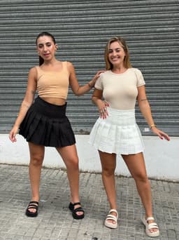 Pollera tableada Hawai - imagen