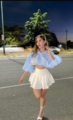 Pollera tableada Hawai - imagen