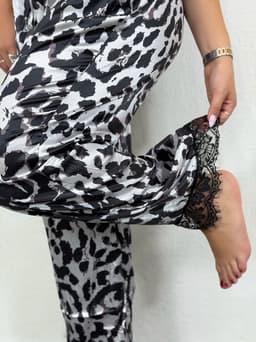Conjunto de pijama animal Print - imagen
