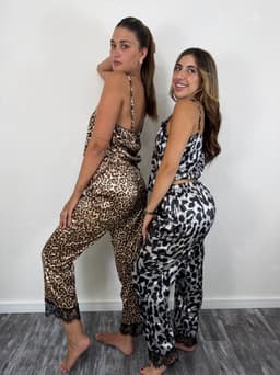 Conjunto de pijama animal Print - imagen