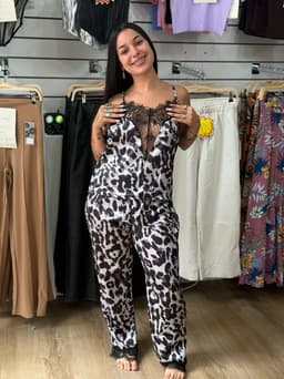 Conjunto de pijama animal Print por MAYOR ($390 c/u Pack de 12 unidades) - imagen