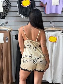 Conjunto pijama de lenceria - imagen