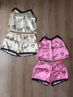 Conjunto pijama de lenceria - imagen