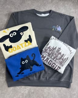 Buzo canguro estampado diseños variados - imagen
