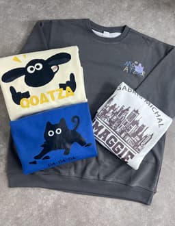 Buzo canguro estampado diseños variados - imagen