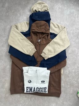 Buzo canguro estampado diseños variados - imagen