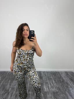 Conjunto de pijama de 3 piezas Animal Print - imagen