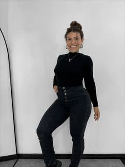 Jeans Berlin Night en negro - imagen