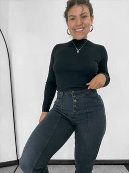 Jeans Berlin Night en negro - imagen